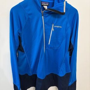 Patagonia Vibrant Blue Quarter-Zip Pullover